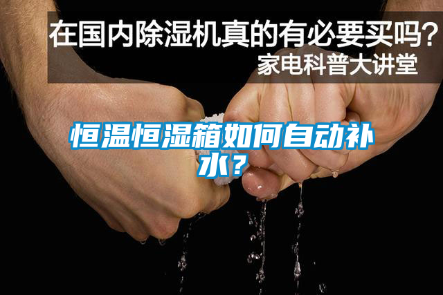 恒溫恒濕箱如何自動(dòng)補(bǔ)水？