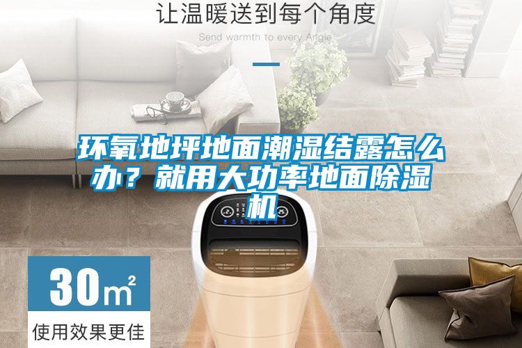 環(huán)氧地坪地面潮濕結(jié)露怎么辦？就用大功率地面除濕機