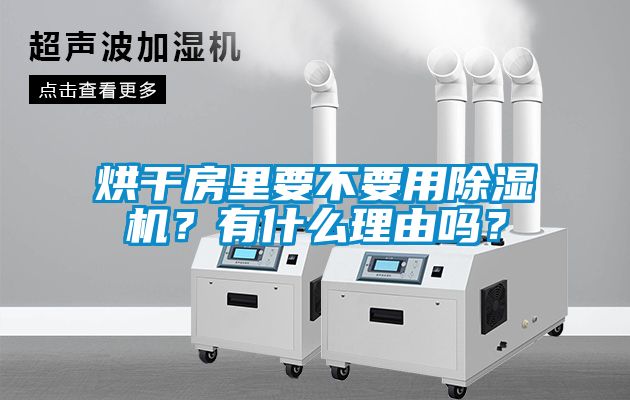 烘干房里要不要用除濕機(jī)？有什么理由嗎？