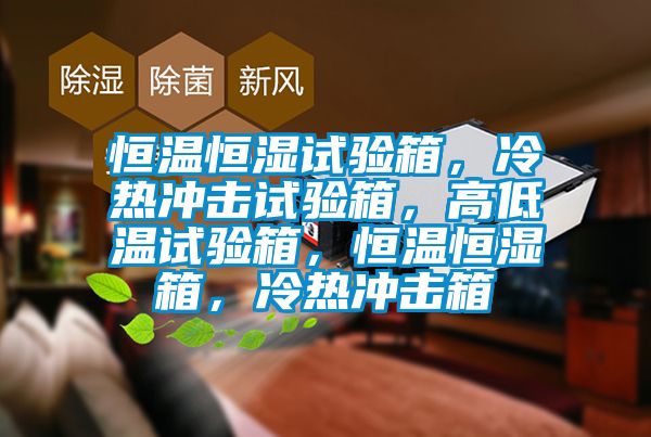 恒溫恒濕試驗箱，冷熱沖擊試驗箱，高低溫試驗箱，恒溫恒濕箱，冷熱沖擊箱