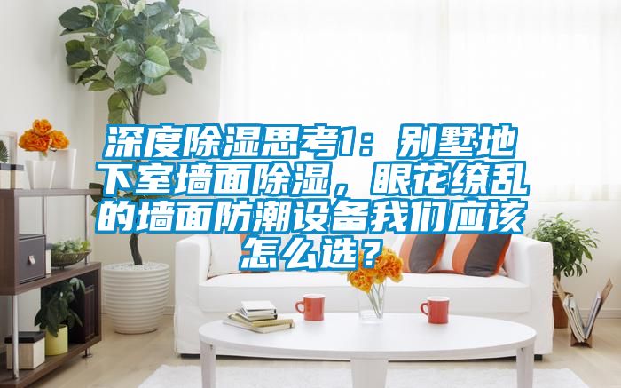 深度除濕思考1：別墅地下室墻面除濕，眼花繚亂的墻面防潮設(shè)備我們應(yīng)該怎么選？