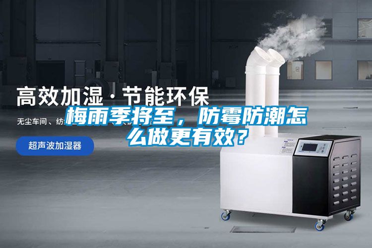 梅雨季將至，防霉防潮怎么做更有效？
