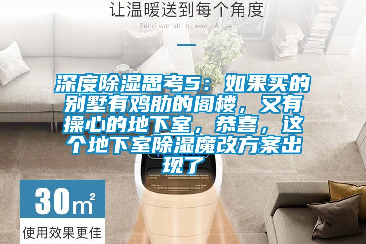深度除濕思考5：如果買的別墅有雞肋的閣樓，又有操心的地下室，恭喜，這個(gè)地下室除濕魔改方案出現(xiàn)了