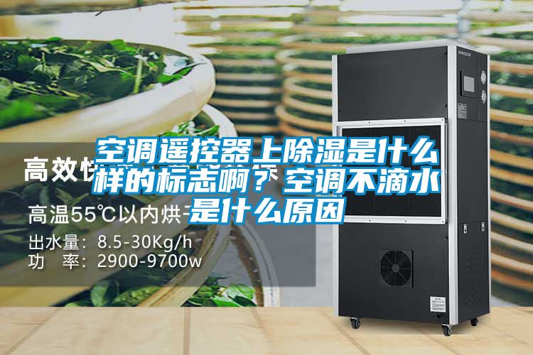 空調遙控器上除濕是什么樣的標志啊？空調不滴水是什么原因
