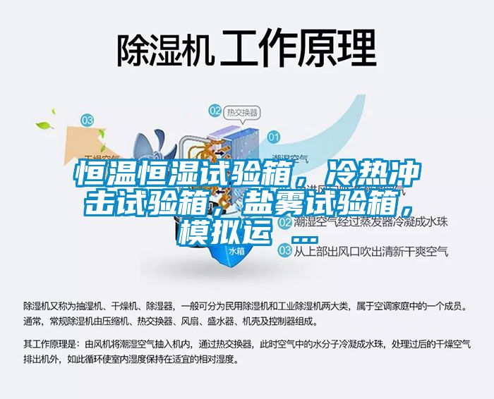 恒溫恒濕試驗箱，冷熱沖擊試驗箱，鹽霧試驗箱，模擬運 ...