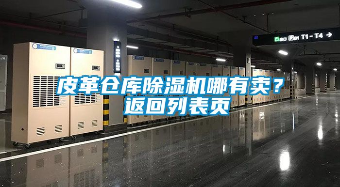 皮革倉庫除濕機(jī)哪有賣？ 返回列表頁