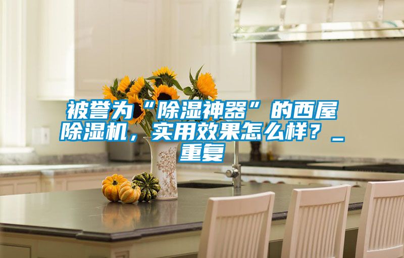 被譽為“除濕神器”的西屋除濕機，實用效果怎么樣？_重復(fù)