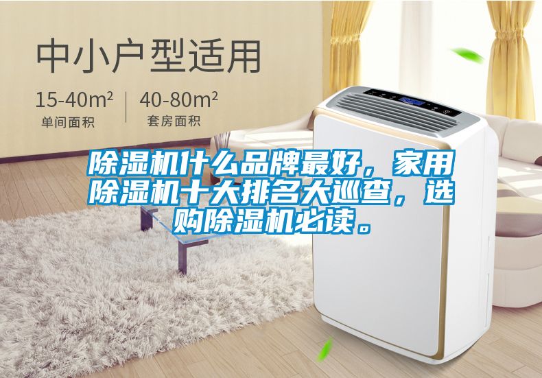 除濕機什么品牌最好，家用除濕機十大排名大巡查，選購除濕機必讀。
