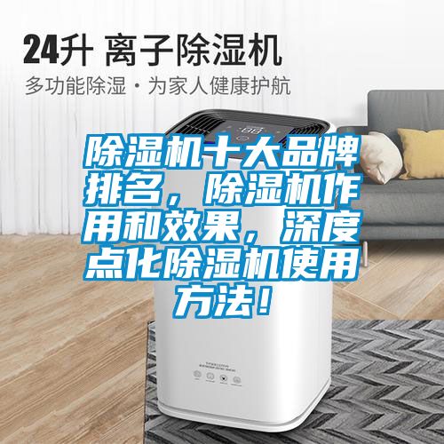 除濕機十大品牌排名，除濕機作用和效果，深度點化除濕機使用方法！
