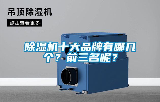 除濕機(jī)十大品牌有哪幾個(gè)？前三名呢？