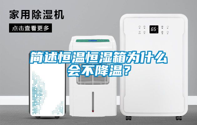 簡述恒溫恒濕箱為什么會不降溫？