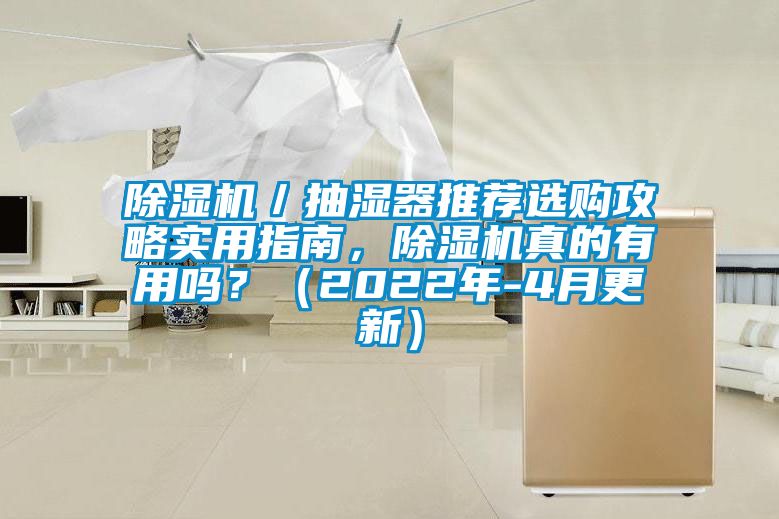 除濕機／抽濕器推薦選購攻略實用指南，除濕機真的有用嗎？（2022年-4月更新）