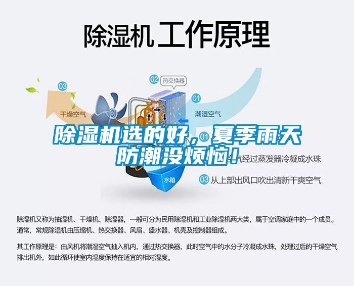 除濕機(jī)選的好，夏季雨天防潮沒(méi)煩惱！