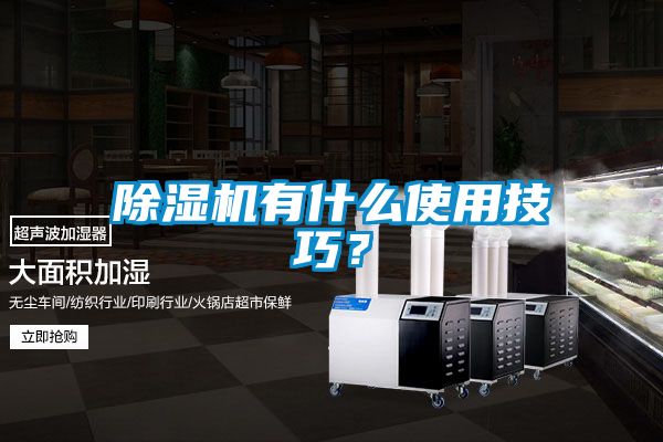 除濕機(jī)有什么使用技巧？