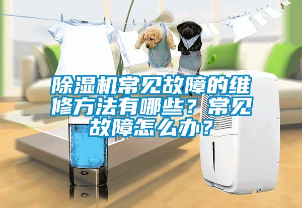 除濕機(jī)常見故障的維修方法有哪些？常見故障怎么辦？