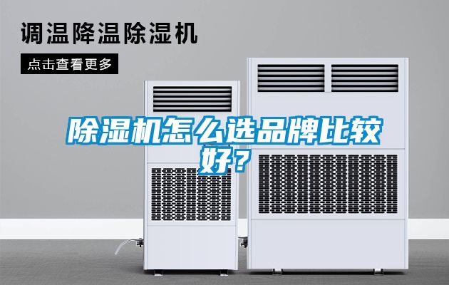 除濕機怎么選品牌比較好？