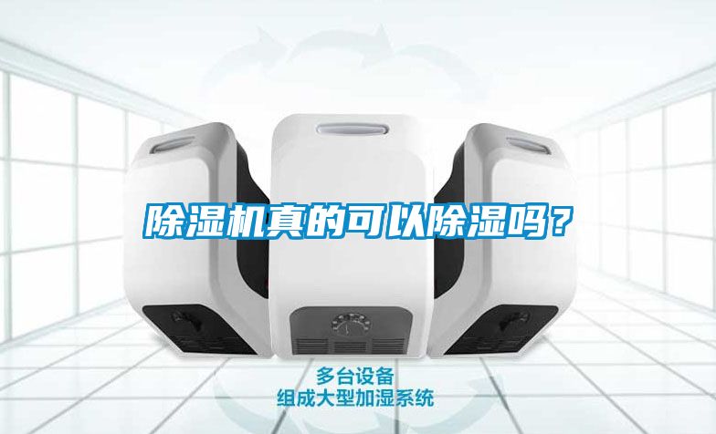 除濕機真的可以除濕嗎？
